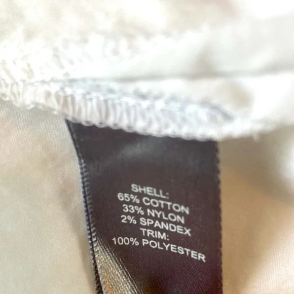 Marled Bell Sleeve White Blouse - Picture 9 of 10